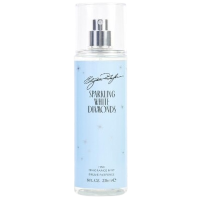BODY MIST WOMEN ELIZABETH TAYLOR WHITE DIAMONDS SPARKLING 8.0 OZ