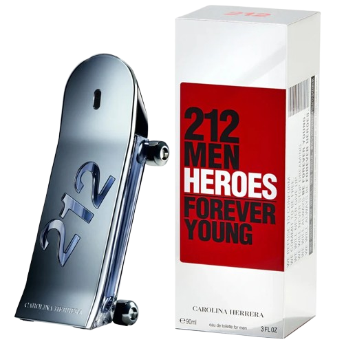 CAROLINA HERRERA 212 MEN HERO FOREVER YOUNG 3.0OZ EDP