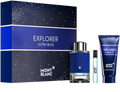SET MONTBLANC EXPLORER ULTRA BLUE MEN ( 3 PC ) 3.4 OZ  EDP SP / 3.4  OZ SG / 0.25 OZ