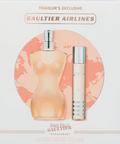 SET JEAN PAUL GAULTIER  CLASSIQUE WOMEN ( 2 PC ) 3.4 OZ  EDT / 0.68 OZ MINI