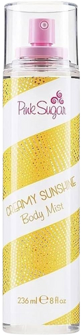 BODY MIST AQUOLINA PINK SUGAR SUNSHINE WOMEN 8.0 OZ.
