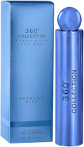 PERRY ELLIS 360 COLLECTION MAGNETIC BLUE MEN  3.4 OZ EDT