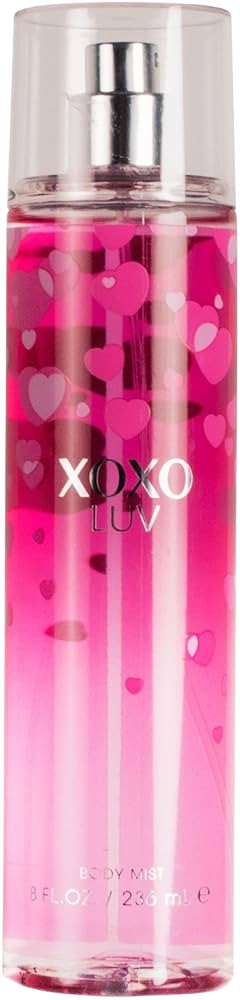 BODY MIST WOMEN XOXO LUV 8.0 OZ.