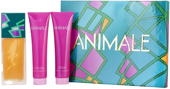 SET ANIMALE WOMEN ( 3 PC SET) 3.4 OZ. EDP/ 3.4 OZ. GEL / 3.4 OZ. BL