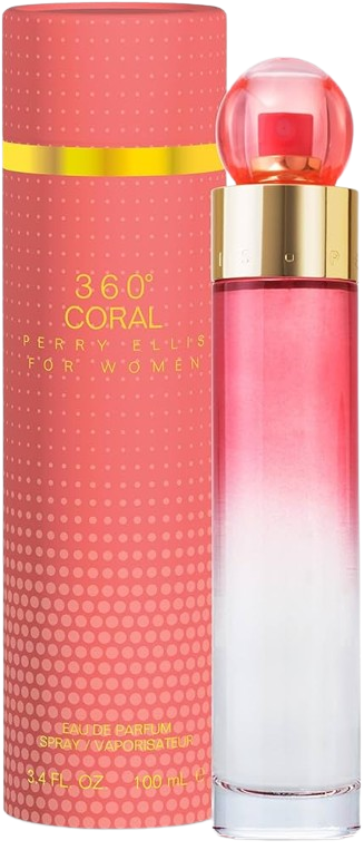 PERRY ELLIS 360 CORAL WOMEN 3.4 OZ. EDP