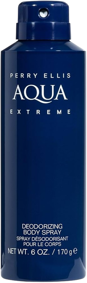 BODY SPRAY SPRAY PERRY ELLIS AQUA EXTREME MEN 6.0 OZ