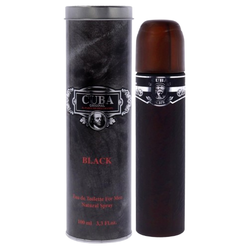 CUBA BLACK MEN 3.4 OZ. EDT