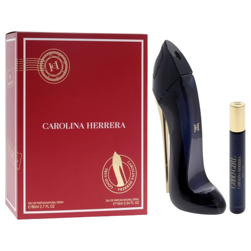 SET CAROLINA HERRERA CH GOOD GIRL (2 PC ) 2.7 OZ EDP SP /0.34 OZ RED BOX