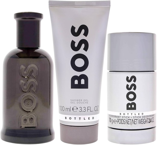 SET HUGO BOSS #6 MEN (3 PC ) 3.3 OZ EDP SP / 3.3 OZ SG / 0.33 OZ EDP