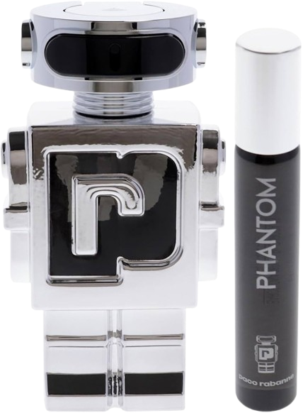SET PACO RABANNE PHANTOM MEN ( 2 PC ) 3.4 OZ EDT SP / 0.68 OZ EDT