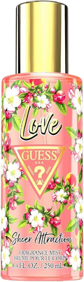 BODY MIST WOMEN GUESS LOVE SHEER ATTRACTION 8.4 OZ.