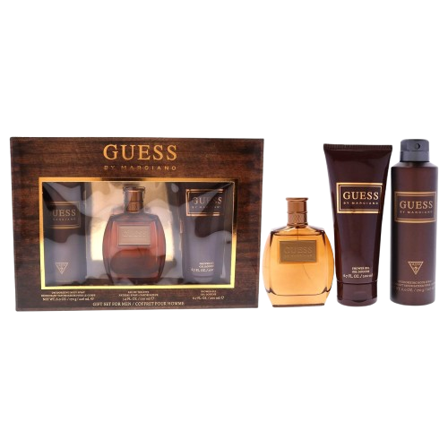 SET GUESS MARCIANO MEN ( 3 PC )3.4 OZ EDT SP /6.7 OZ SG / 6.0 OZ