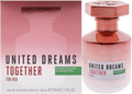 BENETTON UNITED DREAM TOGETHER HER 2.7 OZ EDT