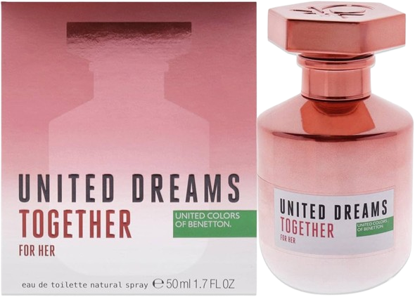 BENETTON UNITED DREAM TOGETHER HER 2.7 OZ EDT