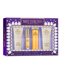 SET ELIZABETH TAYLOR WHITE DIAMOND WOMEN (4 PC ) 3.4 OZ EDT SP /3.4 OZ BL / 3.4 OZ SG/ MINI