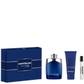 SET MONTBLANC LEGEND BLUE MEN ( 4 PC ) 3.4 OZ EDP SP / 3.4 OZ SG /2 x 0.25 OZ EDP SP