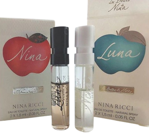 NINA RICCI LUNA + NINA RICCI NINA DUO VIAL SPRAY 0.05 OZ