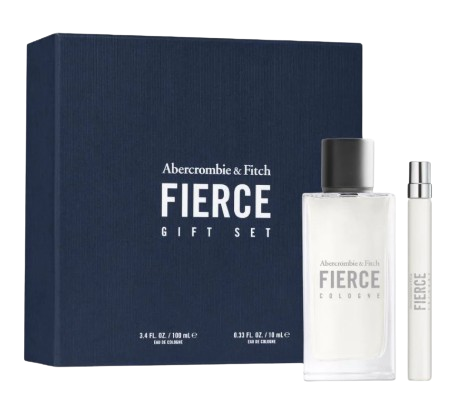 SET ABERCROMBIE AND FITCH MEN ( 2 PC ) 3.4 OZ EDT SP / 0.33 OZ EDT