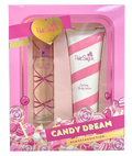 SET AQUOLINA  PINK SUGAR WOMEN (2 PC) 3.4 OZ EDT SP /3.4 SG