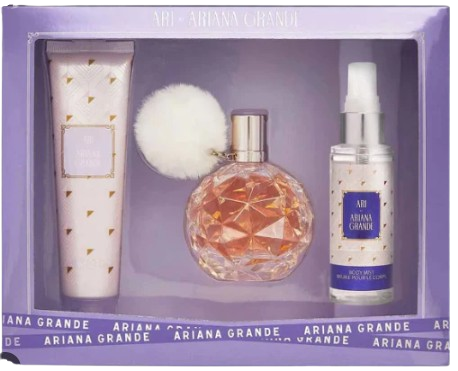 SET ARIANA GRANDE MOONLIGHT WOMEN ( 3 PC )3.4 OZ EDP SP / 3.4 OZ  BODY SOUFFLE /4.0 OZ BODY MIST
