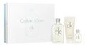 SET CALVIN KLEIN ONE UNISEX (3 PC ) 3.4 OZ EDT /3.4 OZ BODY WASH / 0.50 OZ MINI