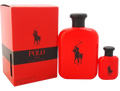 SET RALPH LAUREN POLO RED MEN (2 PC SET) 4.2OZ EDT/MINI-TRAVEL SET