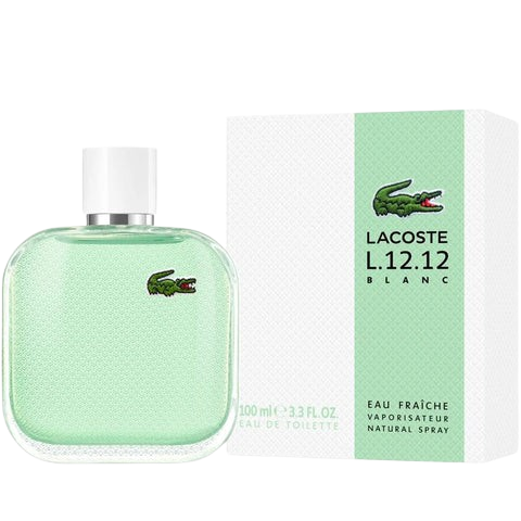 LACOSTE L.12.12 BLANC EAU FRAICHE MEN 3.4 OZ EDT