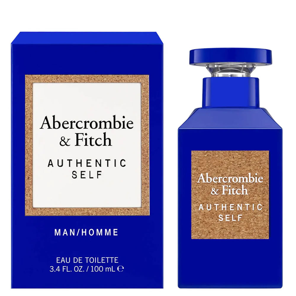 ABERCROMBIE & FITCH AUTHENTIC SELF MEN 3.4 OZ  EDT