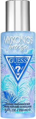 BODY MIST WOMEN GUESS MYKONOS BREEZE SHIMMER 8.4 OZ.