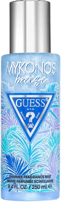 BODY MIST WOMEN GUESS MYKONOS BREEZE SHIMMER 8.4 OZ.