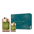 SET BVLGARI MAN WOOD ESSENCE ( 2 PC ) 3.4 OZ EDP SP / 0.50 OZ EDP