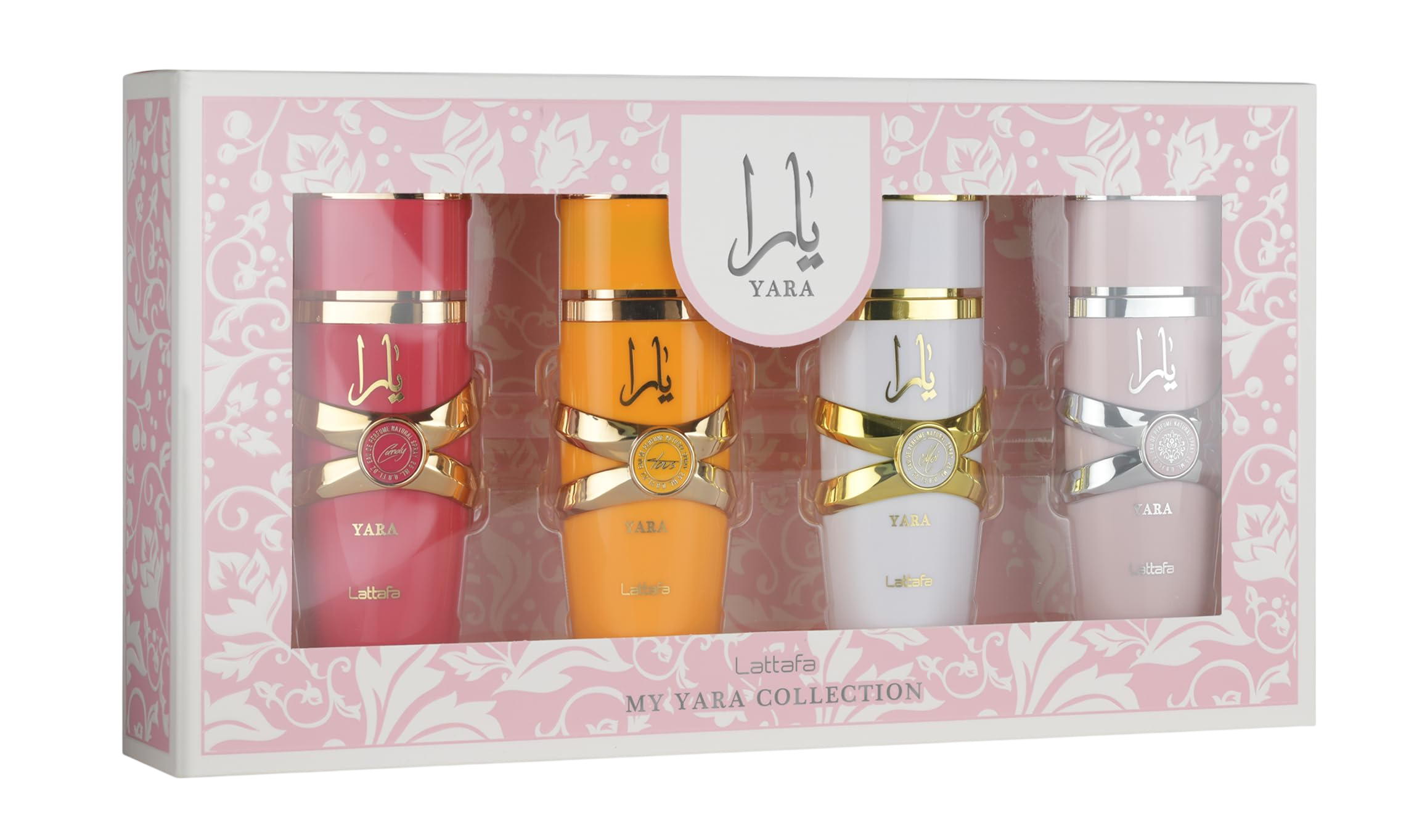 Set Lattafa Yara Mini Collection 0.17Oz EDP 4 Pieces