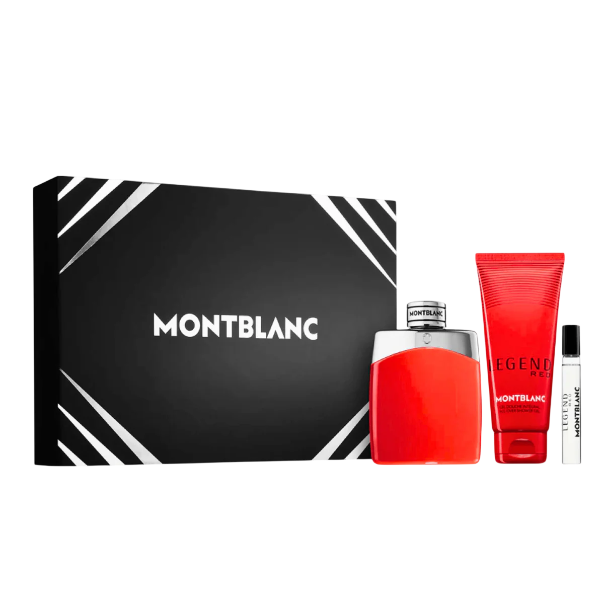 Set Montblac Legend Red Men 100ml EDP/ 100ml Lotion/ 7.5ml Sample / WHOLESALE