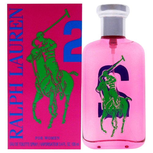 RALPH LAUREN POLO BIG PONY #2 PINK WOMEN 3.4 OZ. EDT