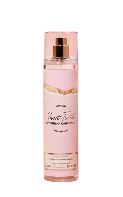 BODY MIST SABRINA CARPENTER SWEET TOOTH MADE WITH LOVE WOMEN 8.0 OZ