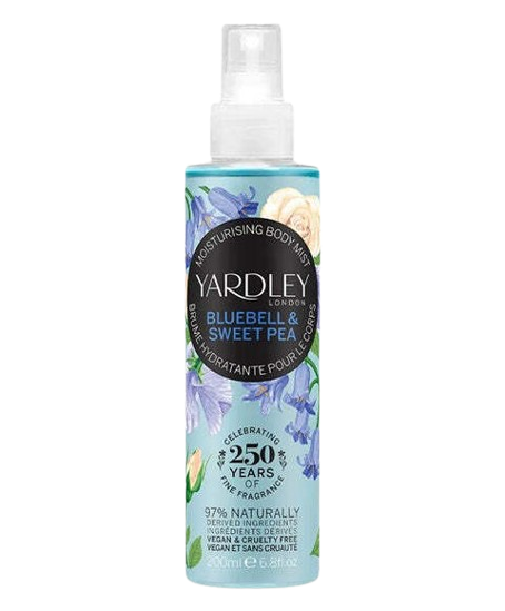 BODY MIST YARDLEY BLUEBELL & SWEETPEA W 6.8 OZ