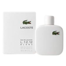LACOSTE L.12.12 EAU BLANC (WHITE) MEN 3.4 OZ. EDT