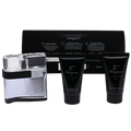 SET SALVATORE FERRAGAMO-F-BLACK MEN( 3PC ) 3.4 OZ EDT SP / 2.5 OZ SG / 2.5 OZ A/S BALM