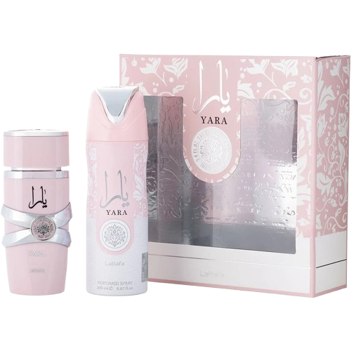 Set Lattafa Yara 2 PCS / 100ML PERFUME / 150 ML SPRAY / WHOLESALE